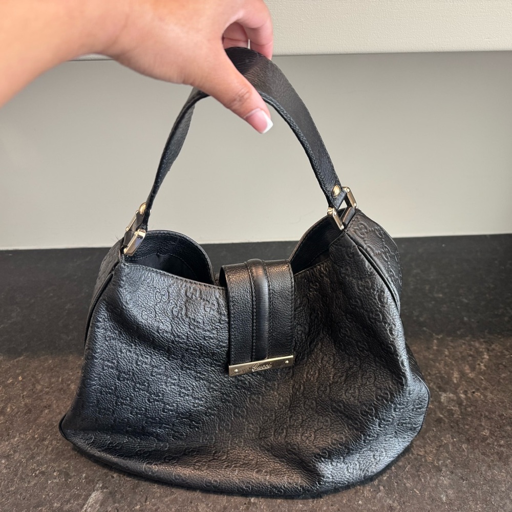 Gucci GG Signature large Hobo bag